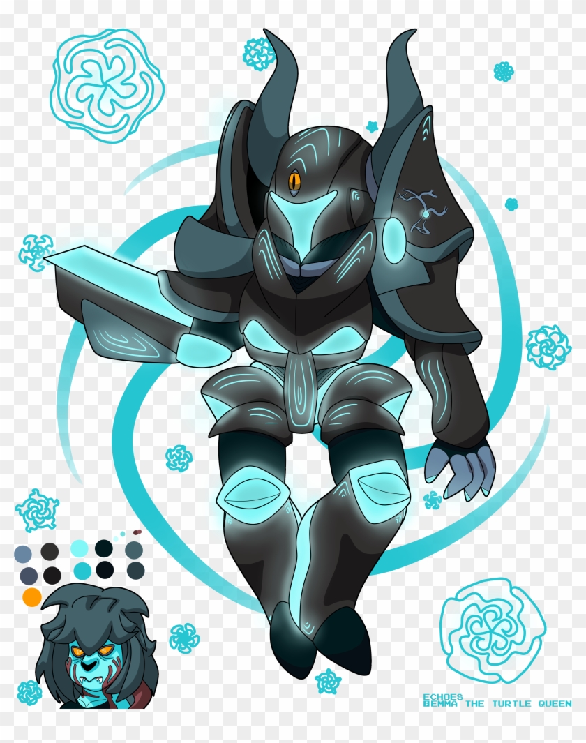 Black Knight And Dark Samus Fusion - Shovel Knight Metroid Clipart