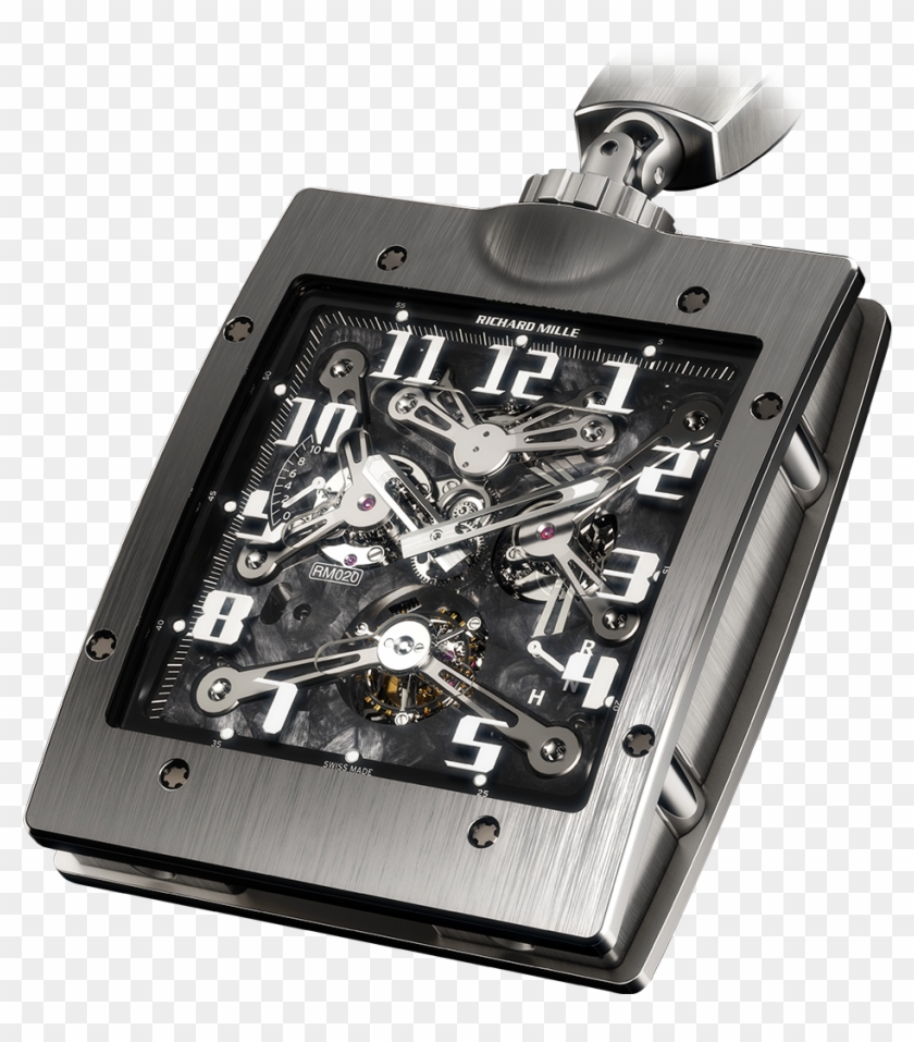 Rm 020-tourbillon - Pocket Watch - Richard Mille Rm 020 Clipart