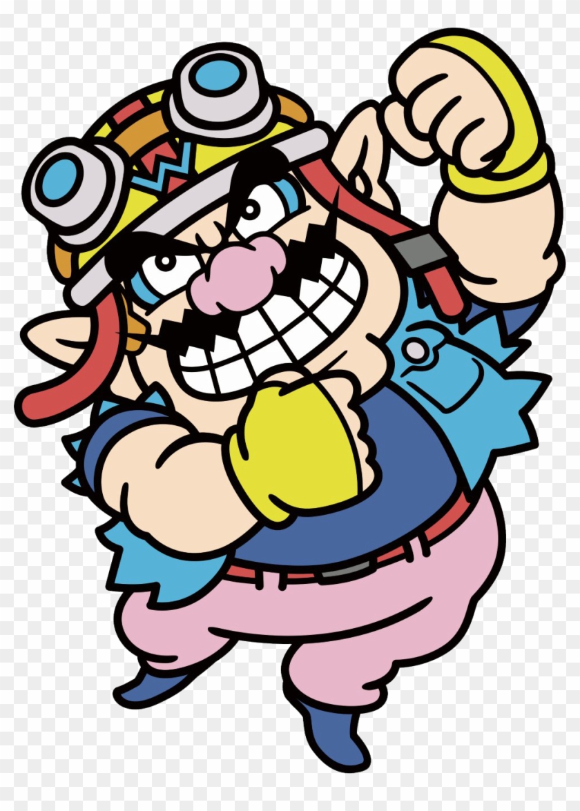 Wario Dance Gold - Warioware Gold Wario Clipart