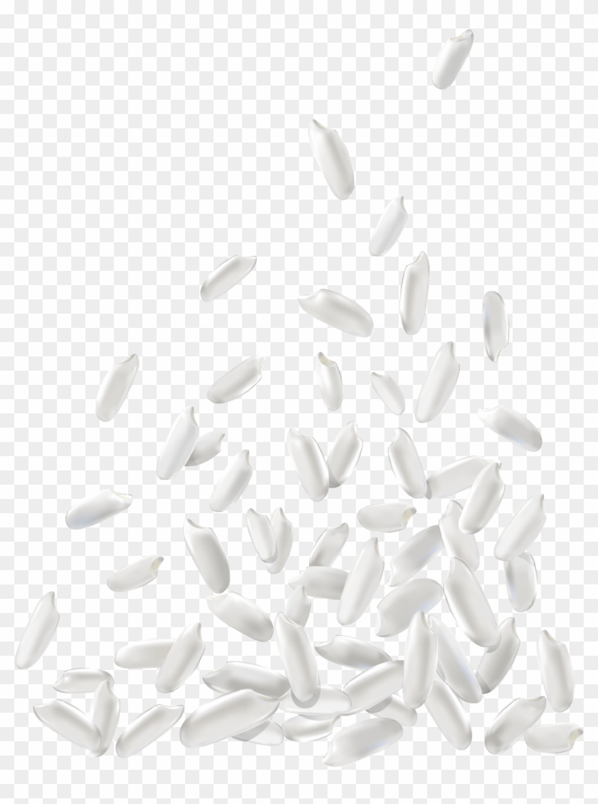 White Rice Png Download Image - Grain Of Rice Vector Clipart #2936610