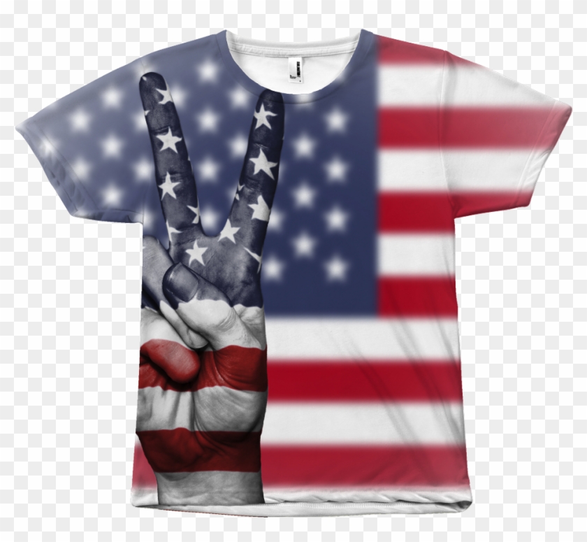 American Flag Shirt - United States Clipart