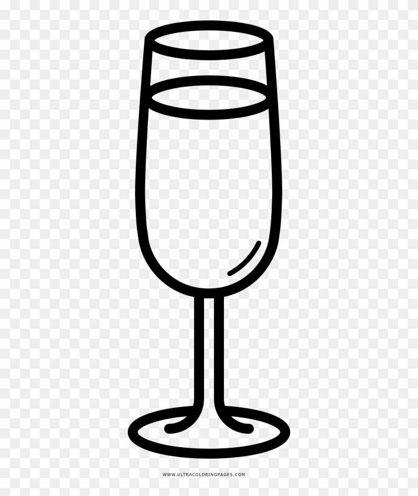 Glasses Cup Coloring Pages Clipart