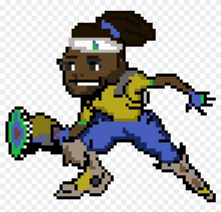 Lucio Selecao - Lucio Overwatch Pixel Art Clipart