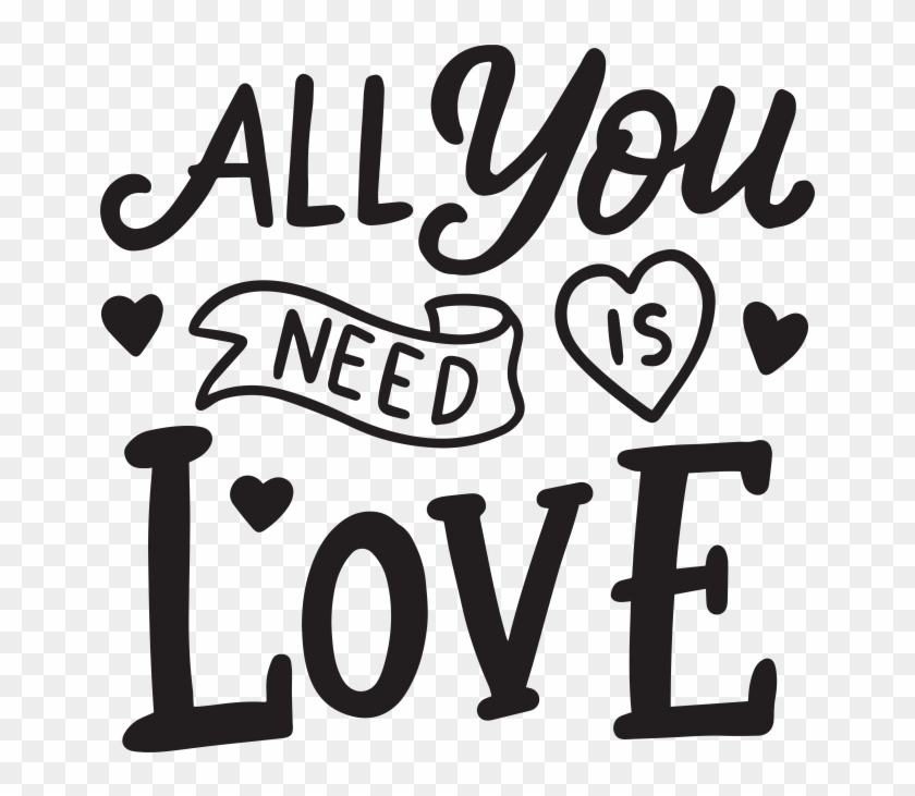 Love Day Lettering Quotes - Calligraphy Clipart