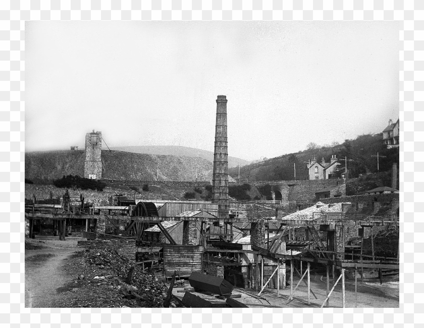 The Washing Floor Of The Great Laxey Mine - Factory Clipart