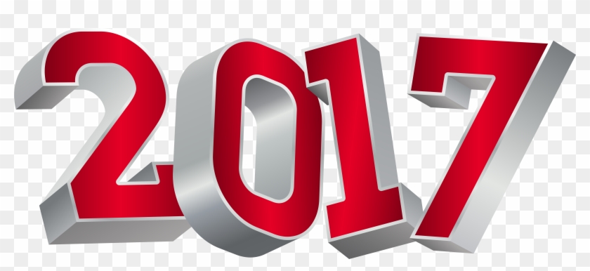 2017 Silver Red Png Clip Art Image 2017 Pinterest Art - 2017 Clipart Transparent Png
