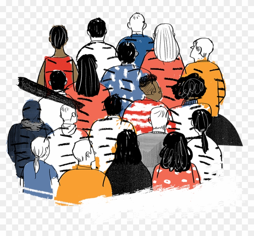 People Voting Cartoon - Social Group Clipart #2938807