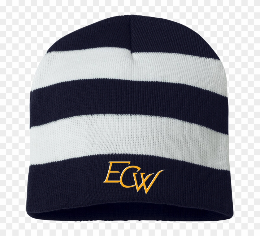 Rugby Striped 8" Knit Beanie , Png Download - Beanie Clipart