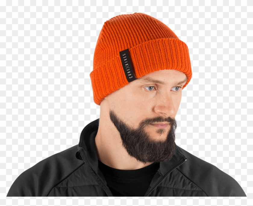 2019 Cube Edge Beanie In Orange - Beanie Clipart #2939171