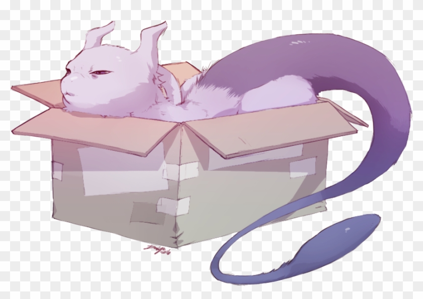 After Seeing This Post About Mewtwo, I Became Strangely - Mewtwo Being A Cat Clipart