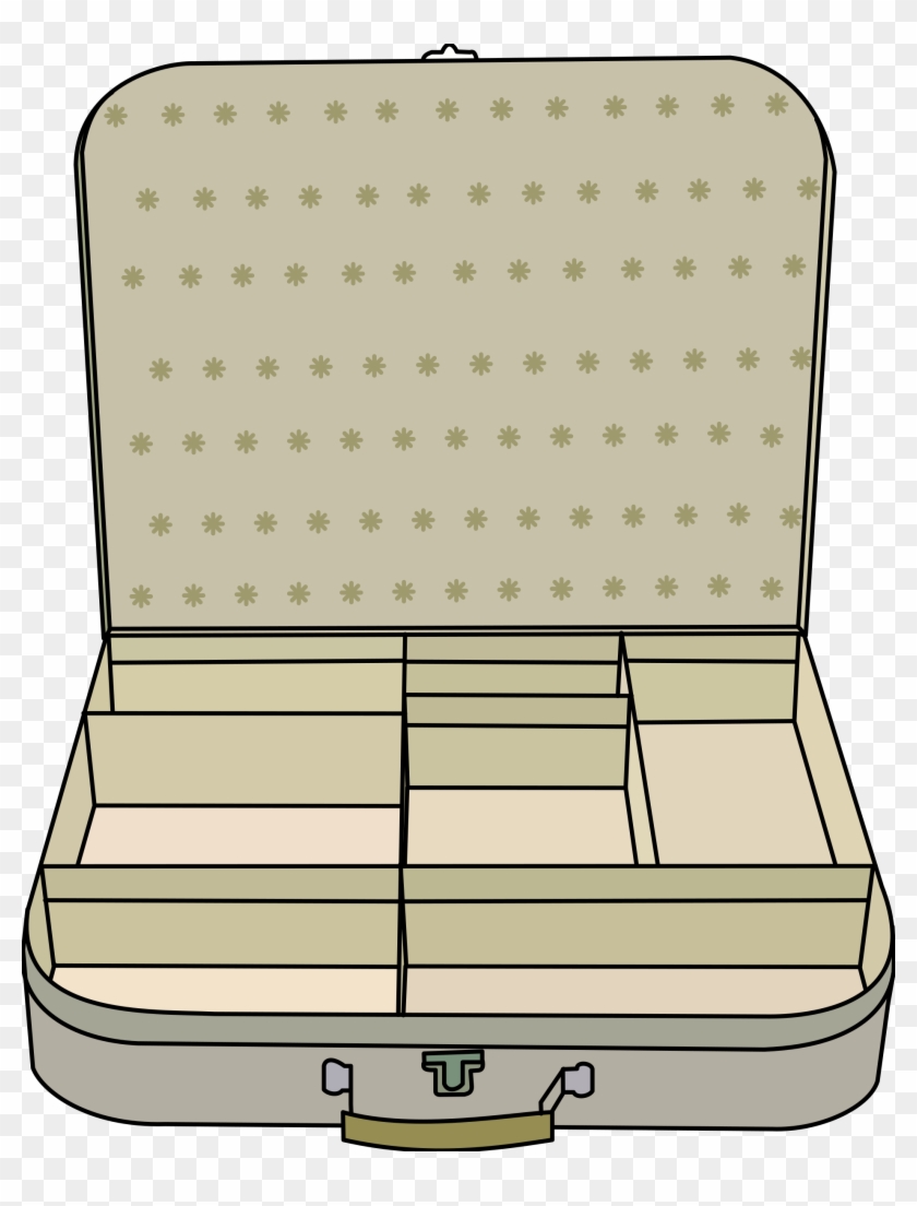 Open Suitcase Drawing At Getdrawings - Suitcase Clip Art - Png Download