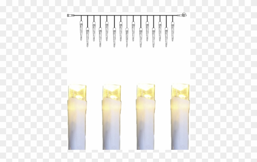 Icicles Lights Png - Candle Clipart #2939777