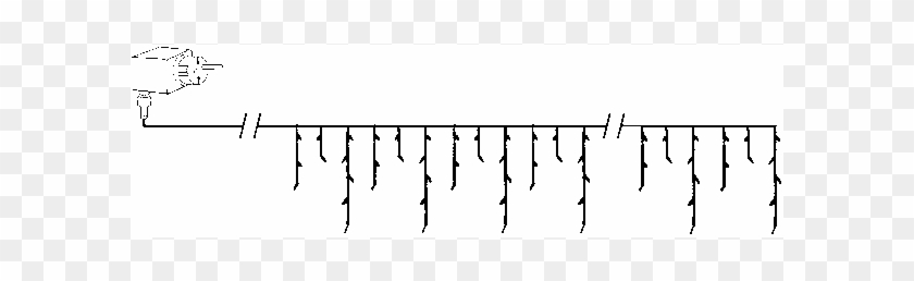 Icicles Lights Png - Handwriting Clipart #2939803