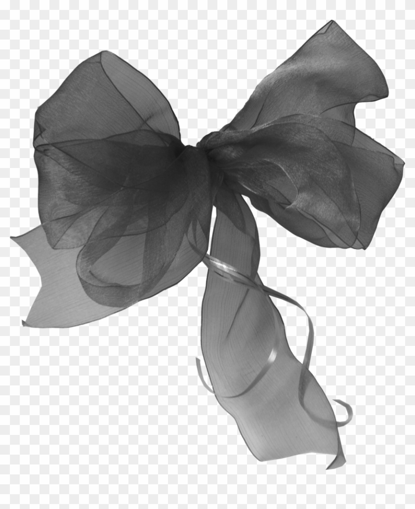 Big Ribbon B - Monochrome Clipart #2939848