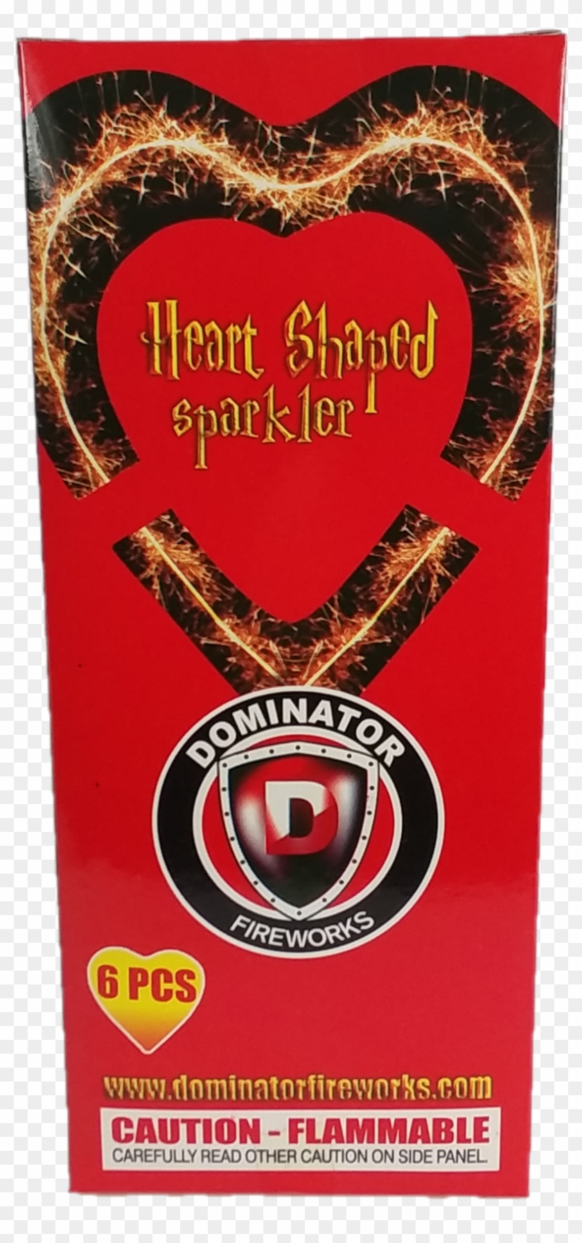 Heart Shaped Sparkler 6 Pack - Guinness Clipart