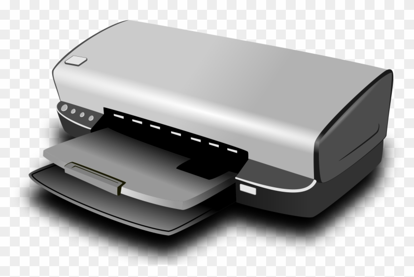 Printer Hewlett Packard Printing - Computer Printer Clip Art - Png Download