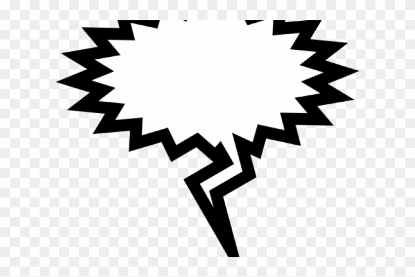 Comic Talk Bubble - Angry Speech Bubble Png Clipart