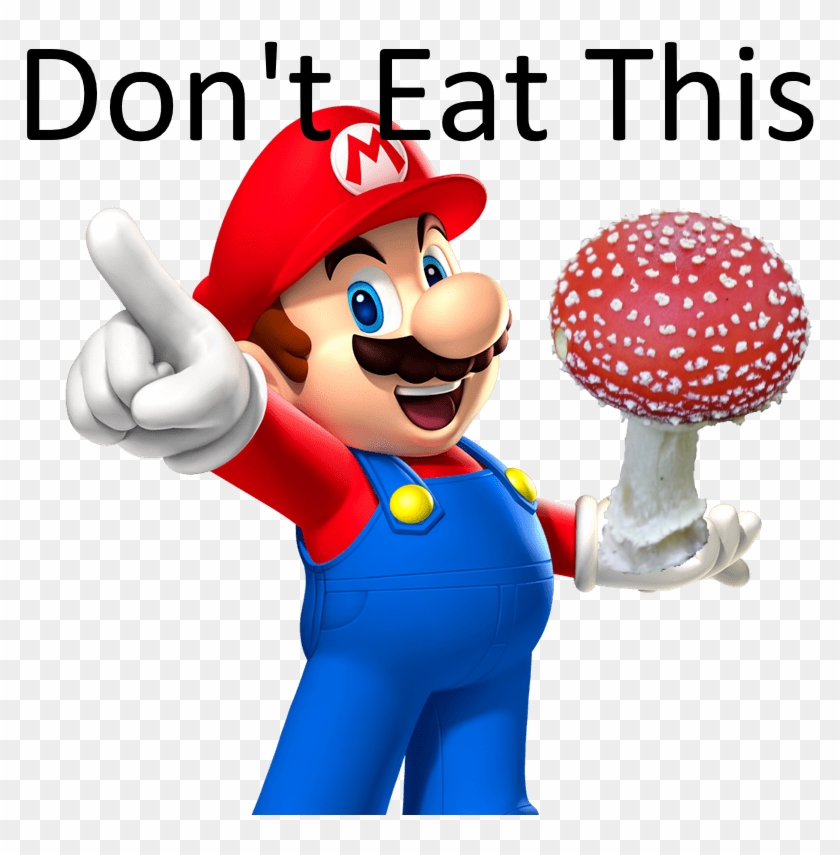 Can Eat A Amanita Muscaria / Super Mushroom Raw - Mario Mario Party 9 Clipart