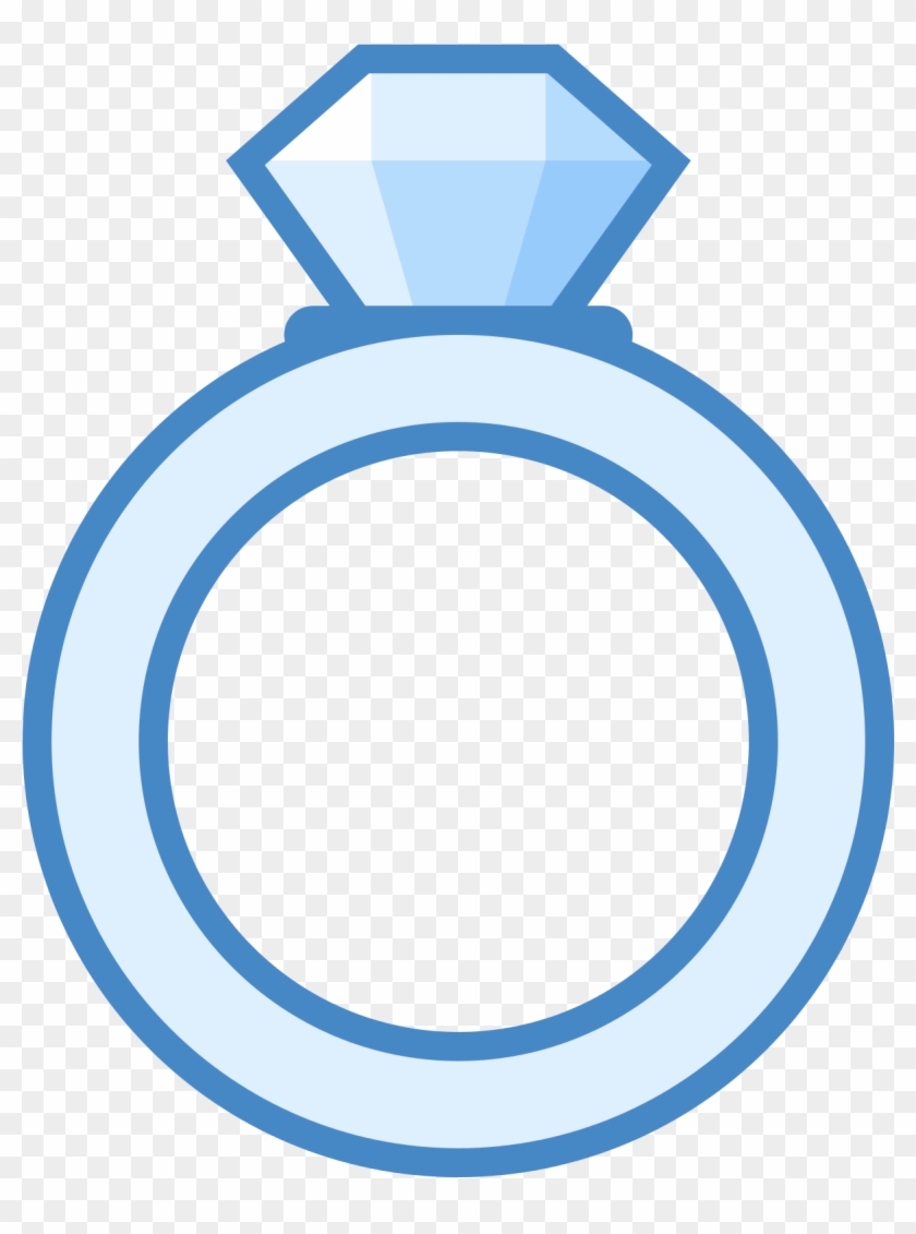 Diamond Ring Icon - Circle Clipart #2941036