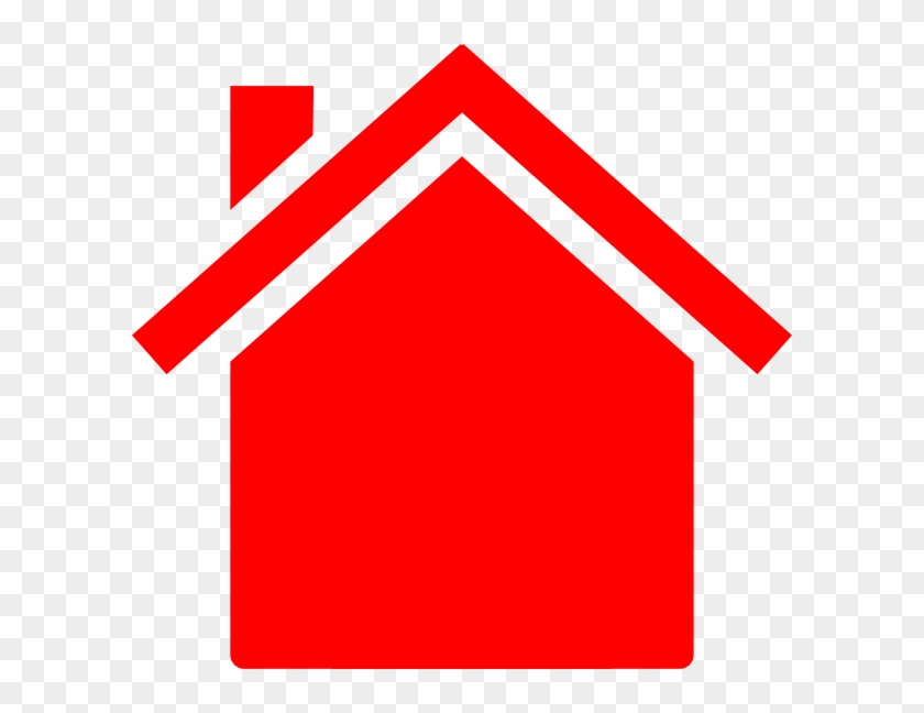 28 Collection Of Red House Outline Clipart - Simple Black And White House - Png Download