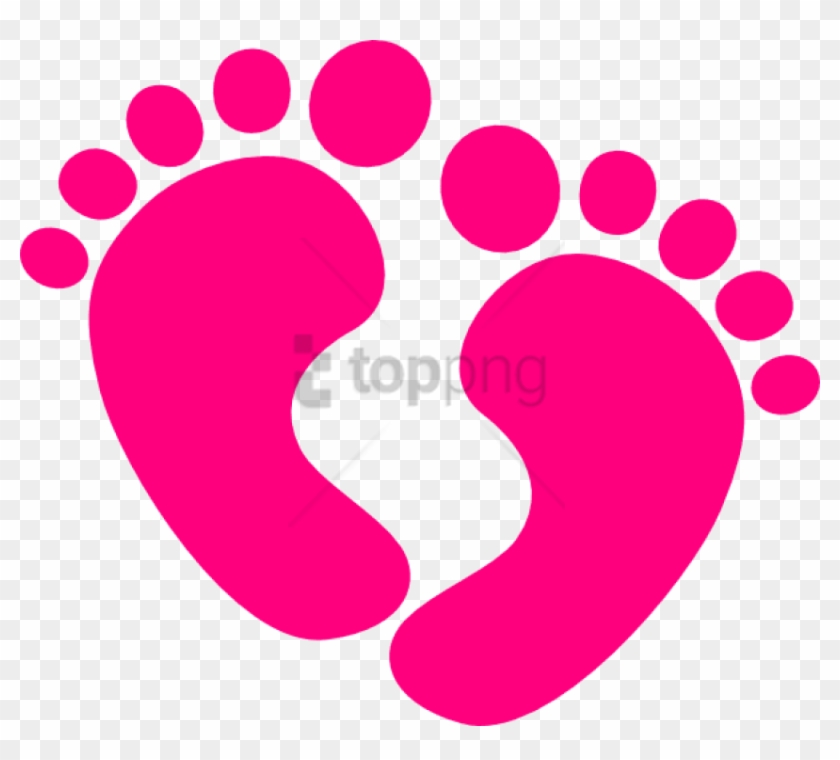 Free Png Feet Clipart Png Image With Transparent Background - Pink Baby Feet Clipart
