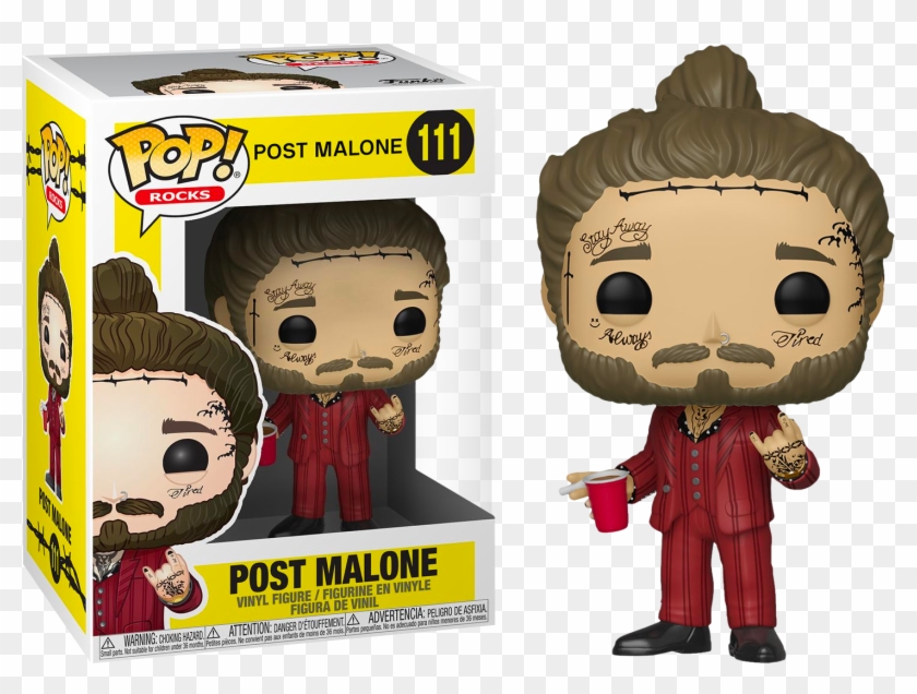 Post Malone Funko Pop Vinyl Figure - Post Malone Pop Vinyl Clipart #2941269