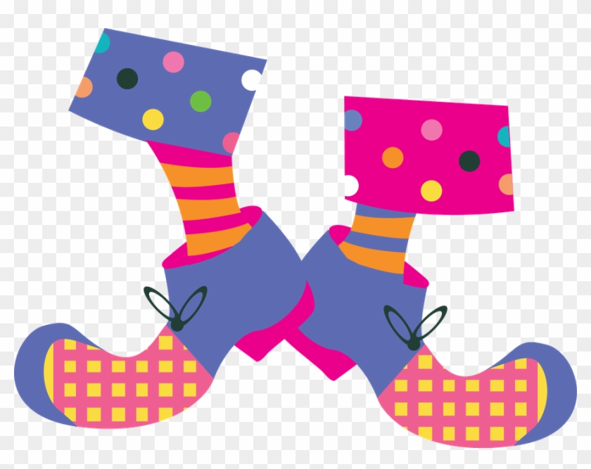 Clown Feet - Circus Invitations Clipart #2941600