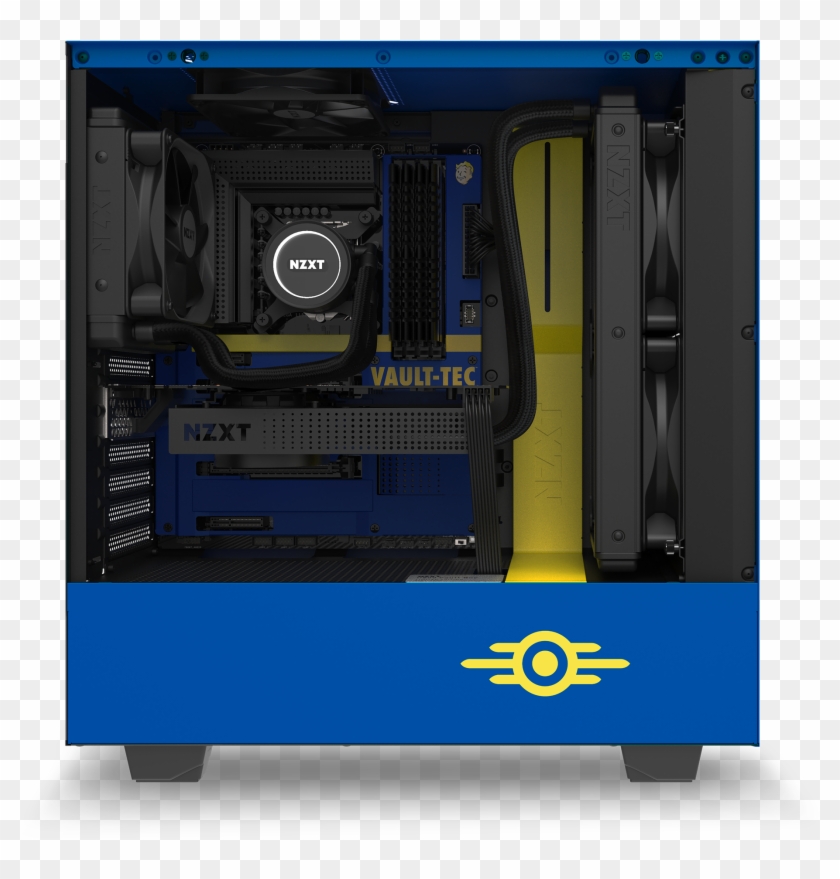 Those Of You Vault Dwellers And Wasteland Scavengers - Nzxt H500 Vault Boy Clipart