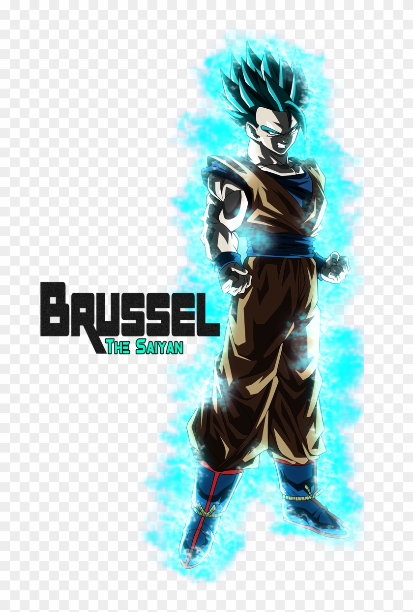 Super Saiyan Blue Aura Final Test Fan Animation Youtube - Gogeta Blue Brussel Clipart