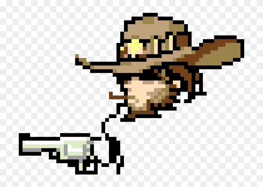 Mccree - Overwatch Mccree Pixel Spray Clipart