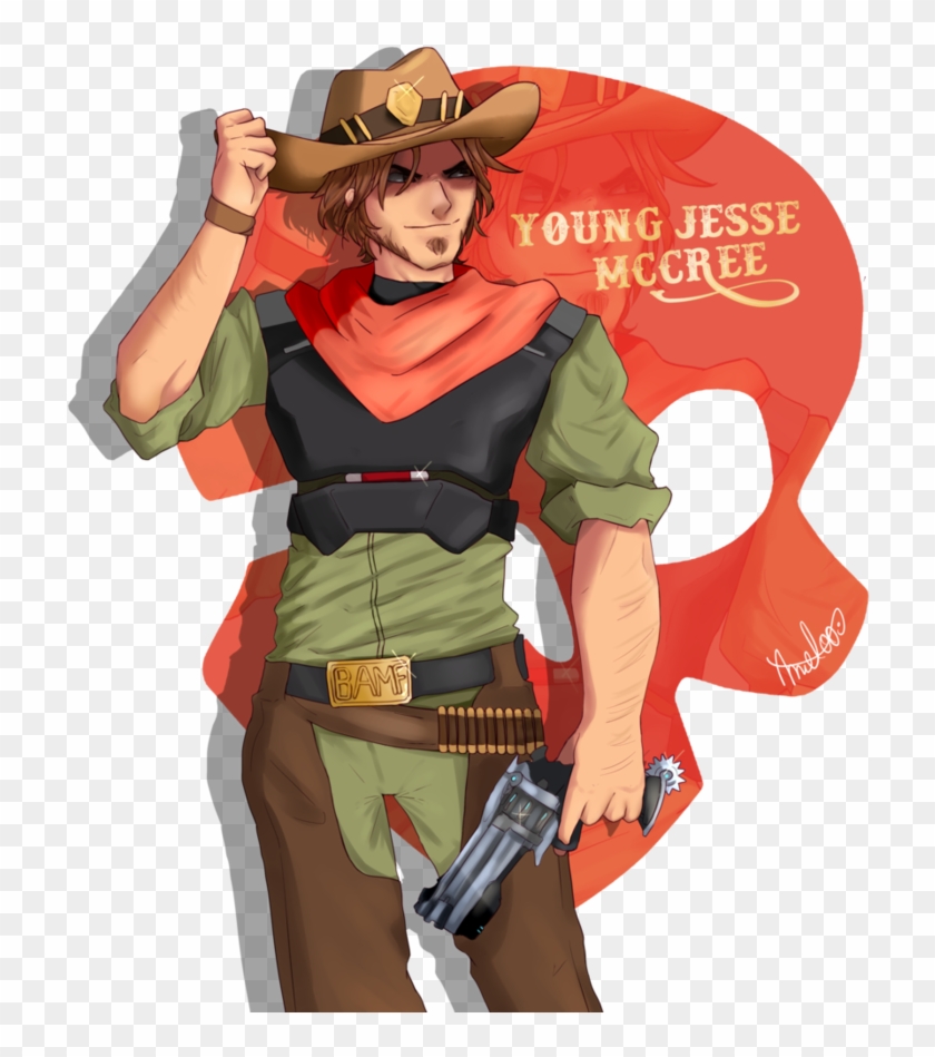 Young Jesse By - Mccree Overwatch Art Young Clipart #2942906