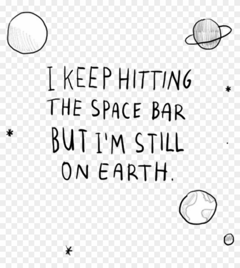 Tumblr Sticker By - Space Quotes Clipart #2942909