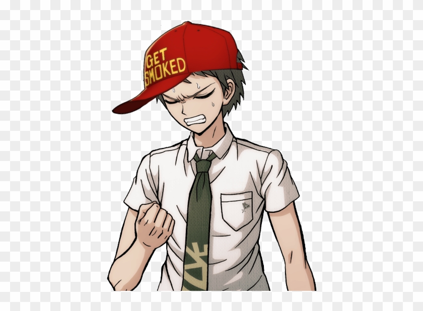 Get Smoked Hat Png - Danganronpa Hajime Hinata Sprites Clipart #2943148