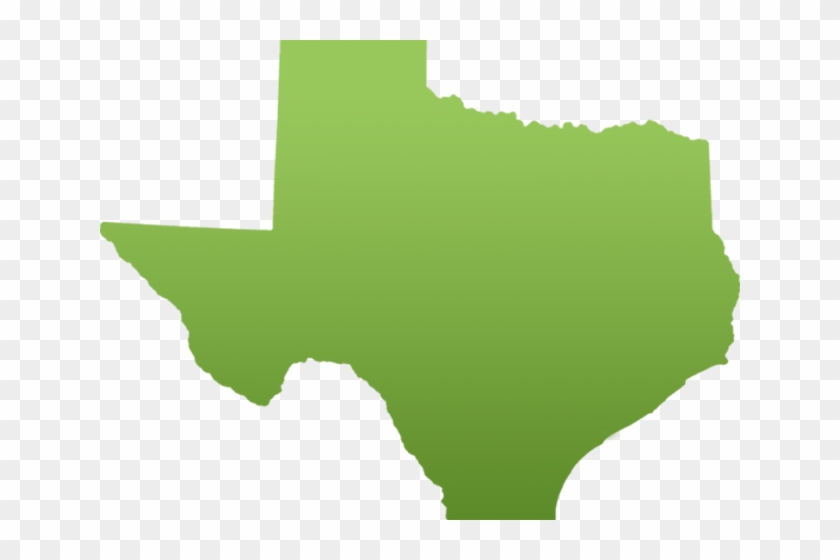 Texas Clipart Silhouette - Map Of Texas Png Transparent Png #2943542