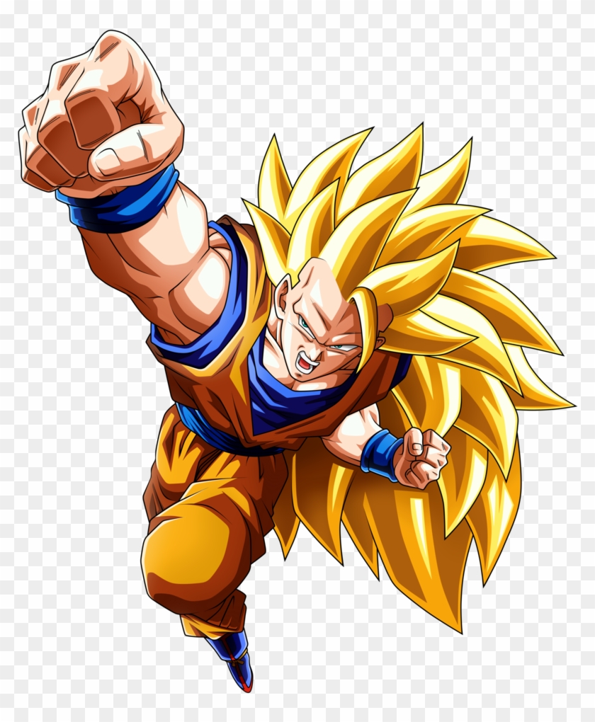 Goku Clipart Gambar - Super Saiyan Goku Full Body - Png Download
