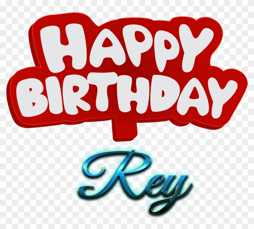 Rey Happy Birthday Name Logo - Happy Birthday Vijay Png Clipart