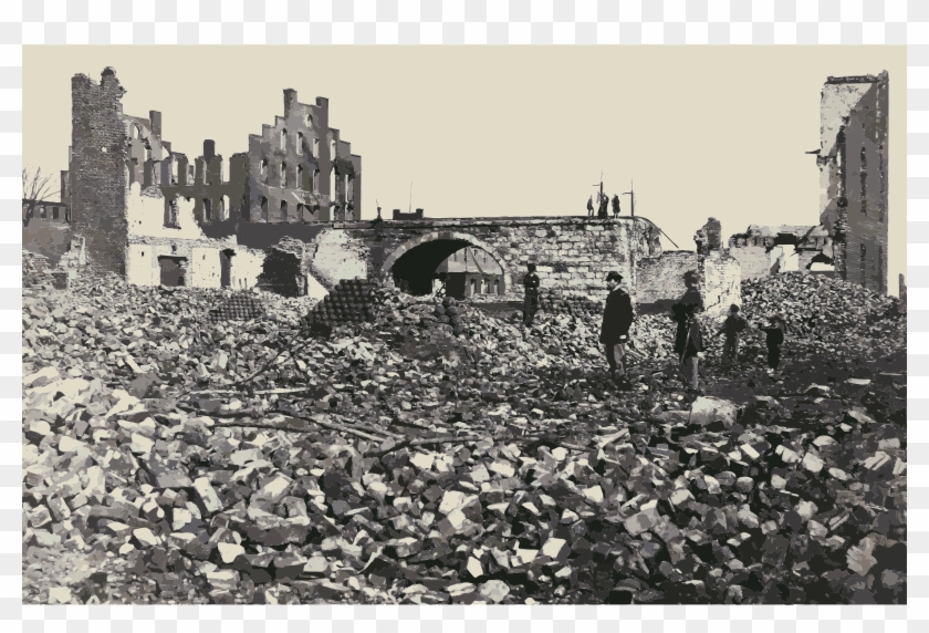 This Free Icons Png Design Of Richmond Virginia Damage2 - Atlanta Civil War Destruction Clipart #2943905