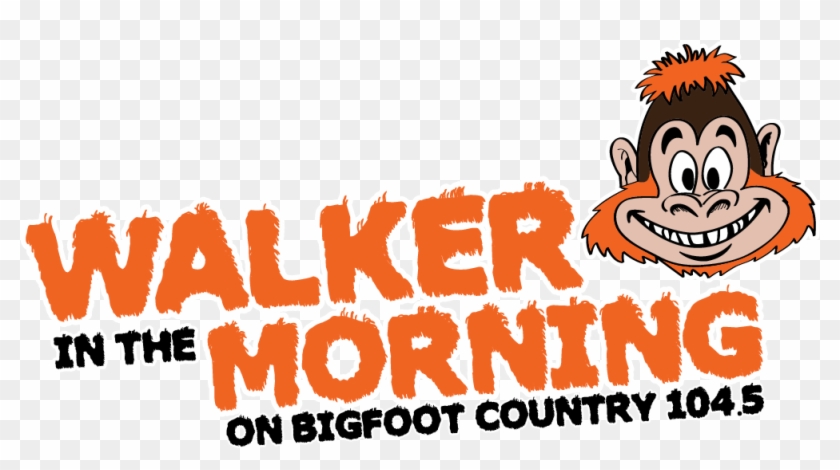 Bigfoot Wb Walker In The Morning 01 - Cartoon Clipart