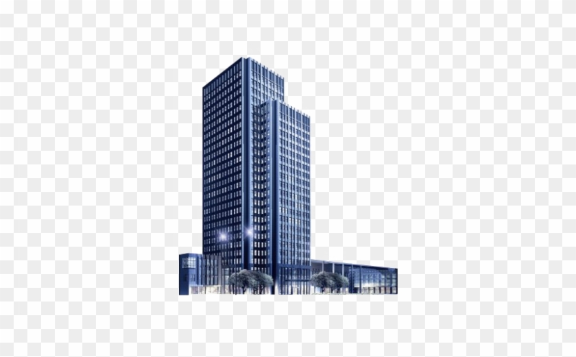 Skyscraper Png Free Download - Commercial Building Clipart #2944738