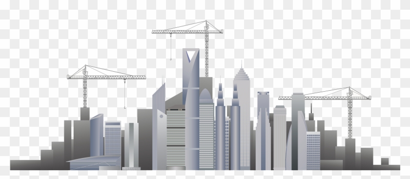 Building Skyscraper Drawing Illustration - Building Clipart