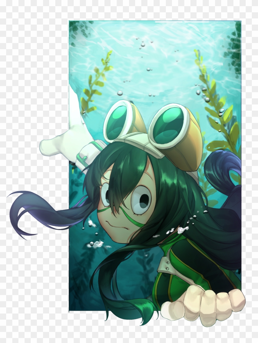 Asui Tsuyu Black Eyes Bodysuit Boku No Hero Academia - My Hero Academia Asui Transparent Clipart #2944968