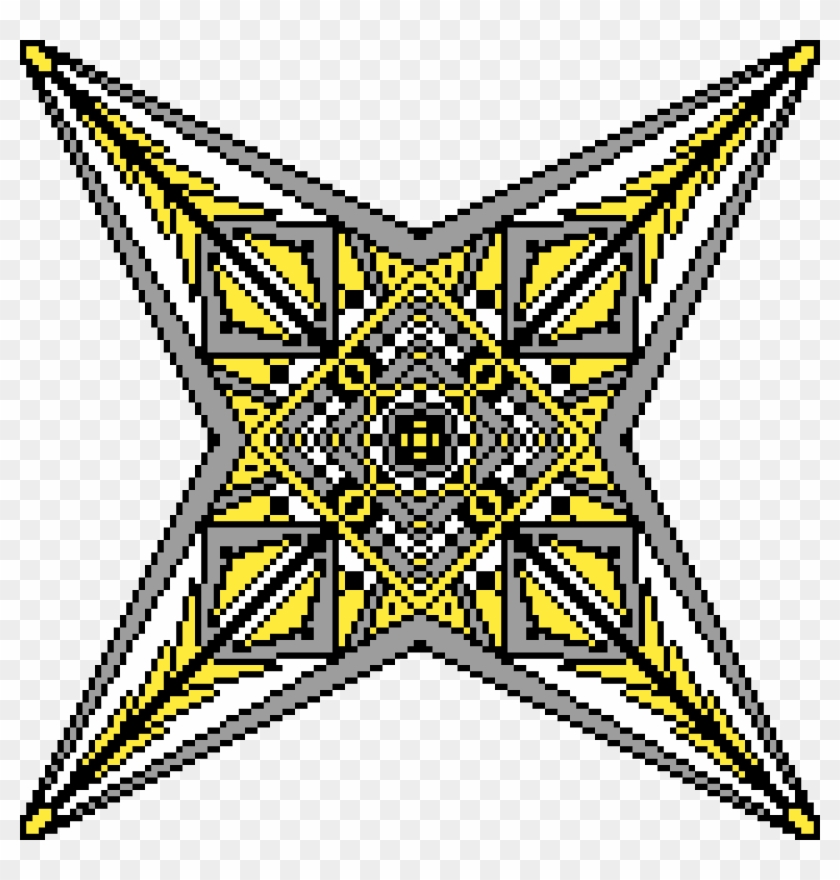 Yellow Star - Line Art Clipart
