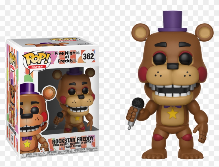 Pop Figure Five Nights At Freddy's Rockstar Freddy - Pop Do Five Nights At Freddy's Clipart