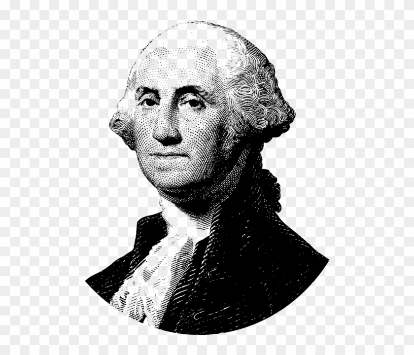 Click And Drag To Re-position The Image, If Desired - President George Washington Black And White Clipart #2945797
