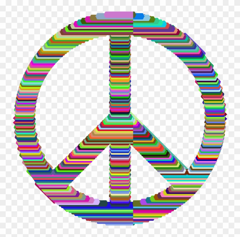 Peace Symbols Yin And Yang Love - New Age Religion Symbol Clipart #2946397