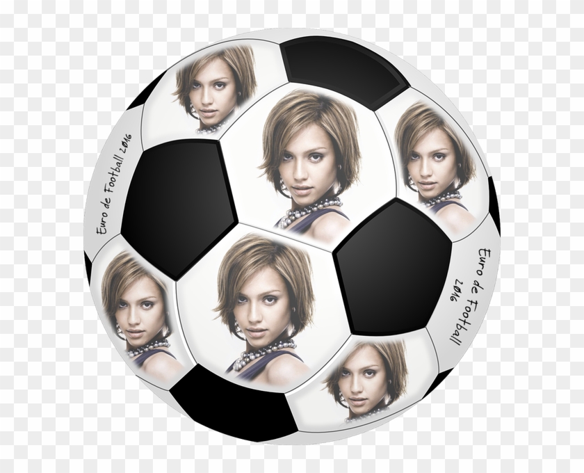 Photo Montage Foot Ball Png Soccer With 6 Pictures - Ballon De Foot Personnalisé Avec Clipart #2946453