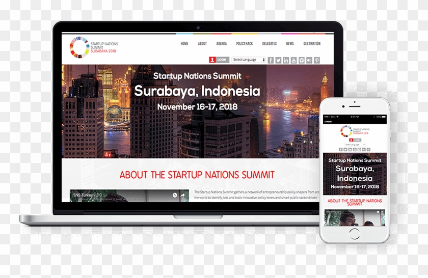 Startup Natioin Summit Website Development Project - Iphone Clipart