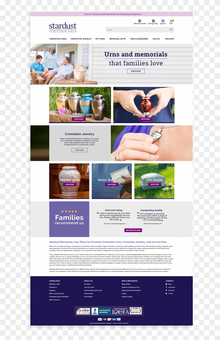Stardust Memorials Sells Customized Cremation Urns, - Full Web Pages Designs Clipart