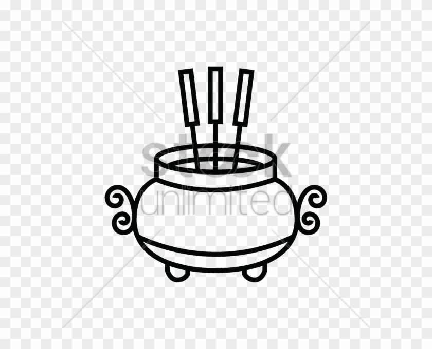 Incense Burning Vector - Chinese Incense Clipart - Png Download #2947243