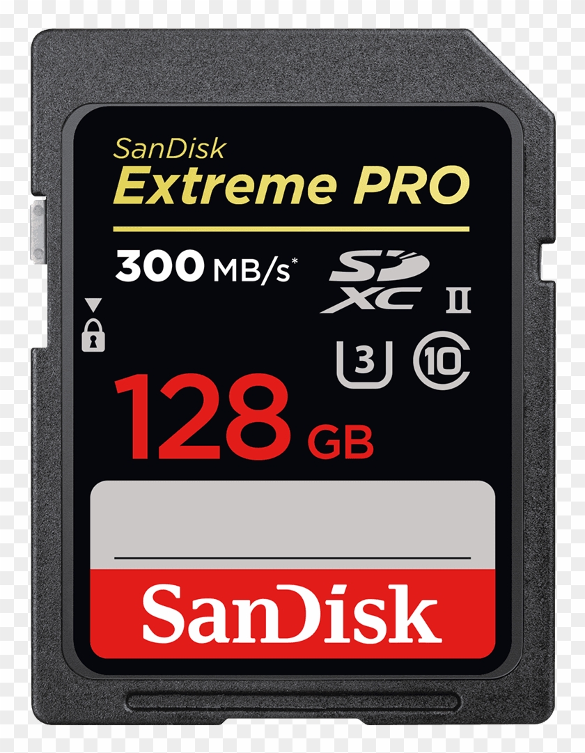 Sandisk Extreme Pro® Sd Uhs-ii Card - Sandisk 128gb Extreme Pro Uhs Ii Sdxc Memory Card Clipart